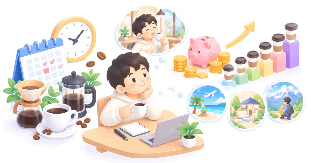 生涯コーヒー代計算