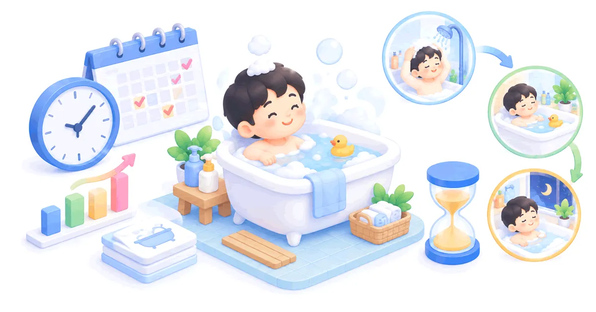 人生でお風呂に入る回数計算
