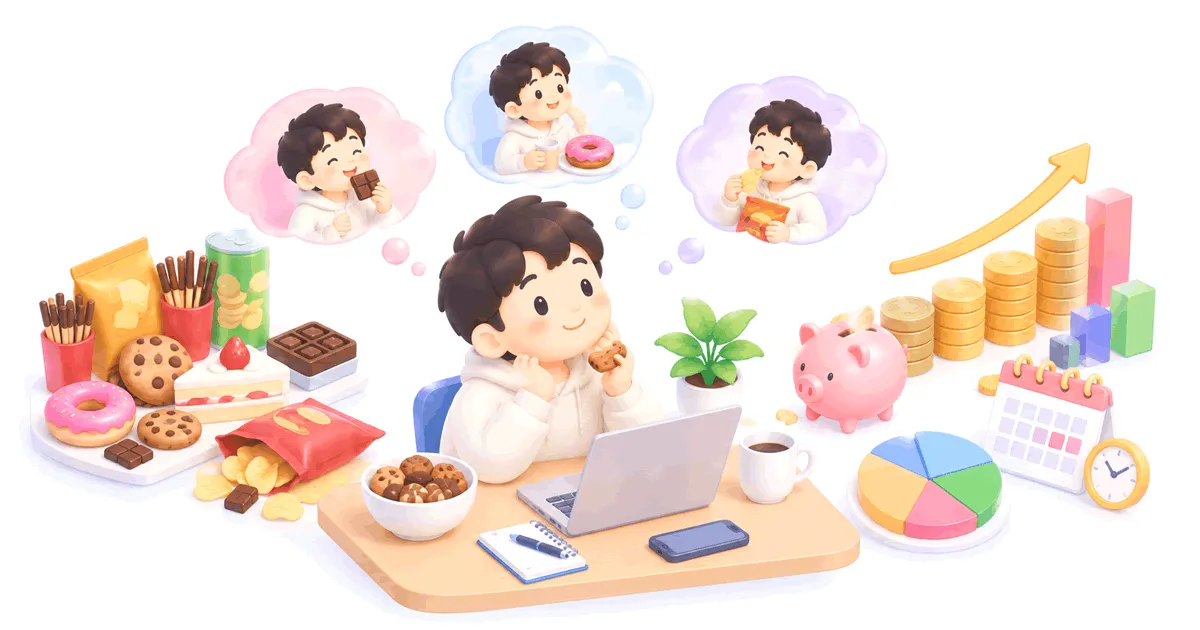 生涯お菓子代計算