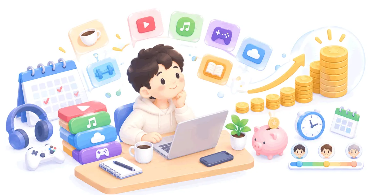 生涯サブスク代計算