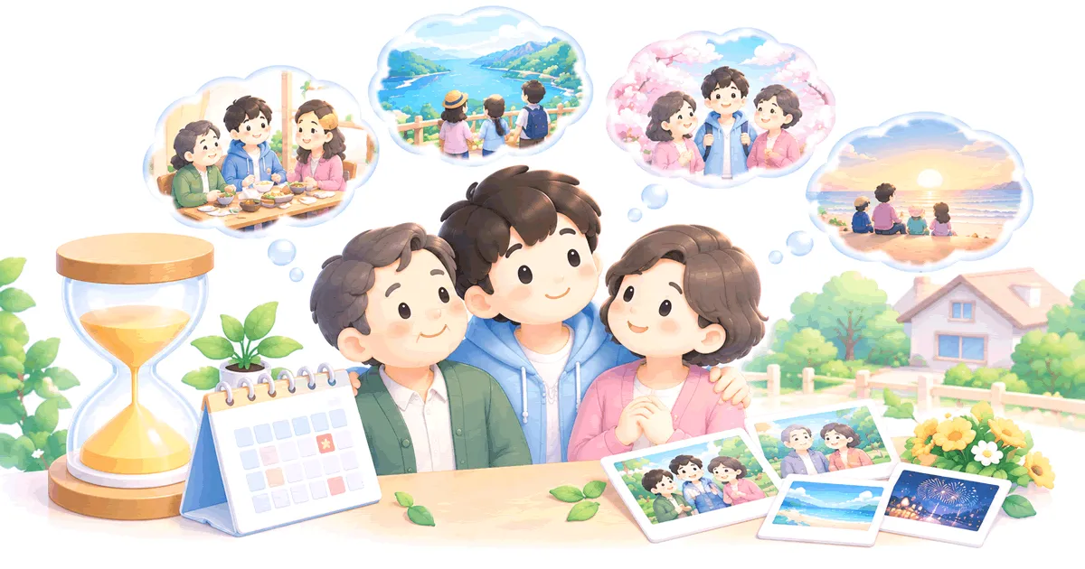 親と過ごせる残り時間計算